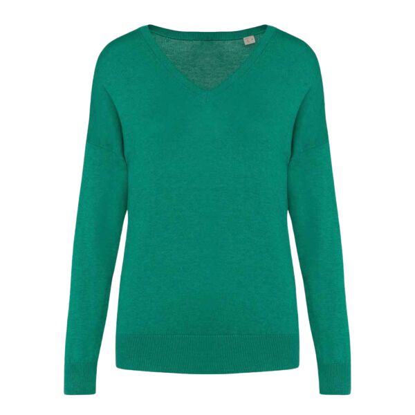 Native Spirit Ladies TENCEL™ V Neck Sweater Thumbnail