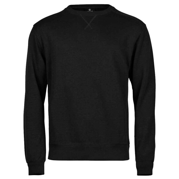 Tee Jays Ribbed Interlock Crew Neck Sweatshirt Thumbnail
