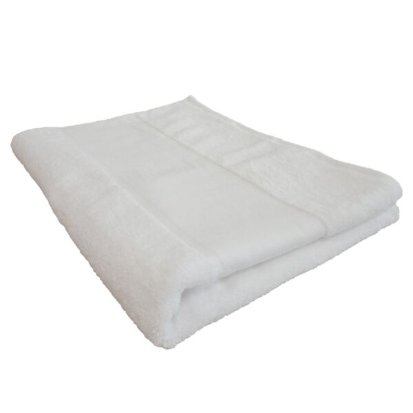 Organic bath sheet with printable border Thumbnail