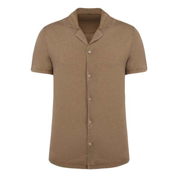 Native Spirit Jersey Short Sleeve Bowling Collar Shirt Thumbnail