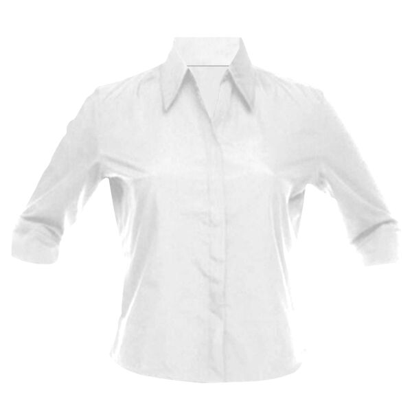 Tailored Fit 3/4 Sleeve Continental Blouse Thumbnail