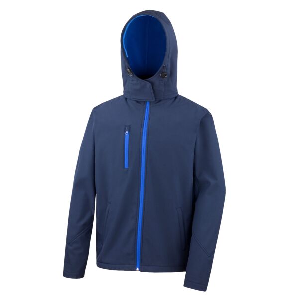 Men's Recycled Hooded Softshell Thumbnail