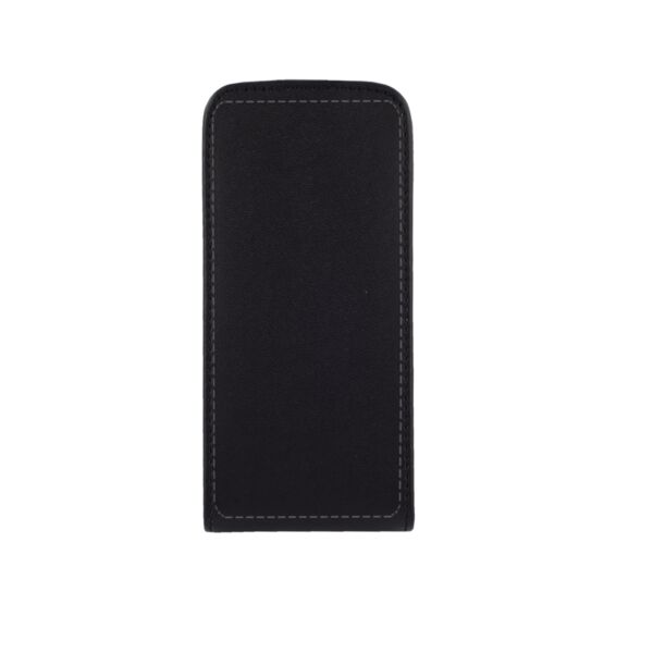 iPhone 5 Flip Case - Black (PU Leather) Thumbnail