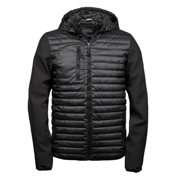 Men's Hooded Crossover Jacket Thumbnail