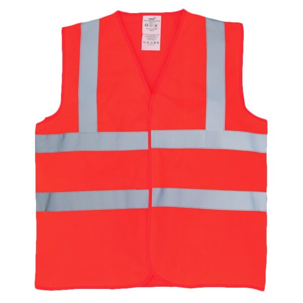 Flame-retardant hi-vis sleeveless waistcoat (HVW100FR) Thumbnail