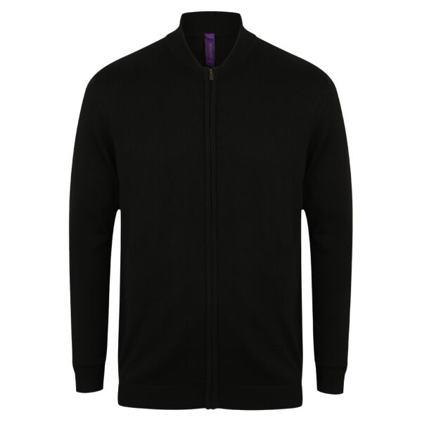 Henbury Unisex Zip Through Cardigan Thumbnail